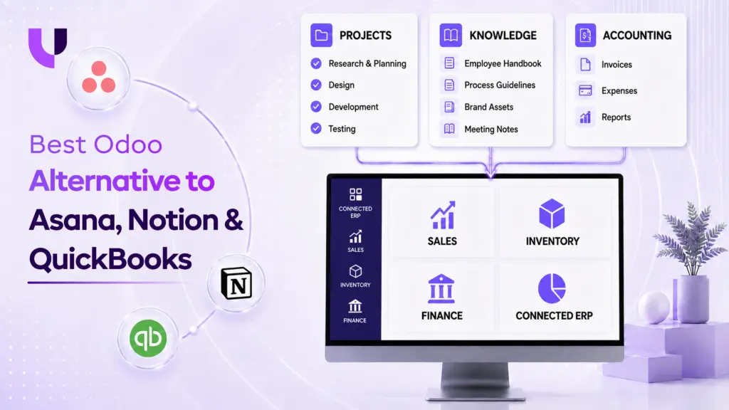 The Best Odoo Alternative for Replacing Asana, Notion, and QuickBooks
